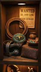 NEW Men Women Antique Gold Metal Buckle Western Fashion Bull Long Horns Cow