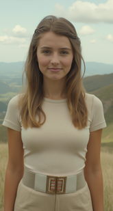 New Women Ivory Cream Elastic Fashion Belt Gold Bling Square Buckle S M