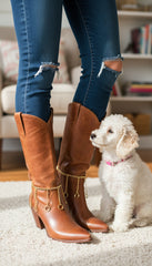 Brand New Women Gold Metal Chain Boot Bracelet Anklet Shoe Dangle Ring Charm Western PAIR SET BC107