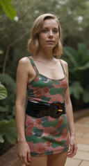 New Cool Women Hip High Waist Stretch Fabric Wide Black Fashion Belt Plus Size M L XL