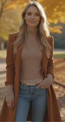 Women Skinny Gold Color Stretch Metal Waistband Fashion Belt Bling Buckle S M L