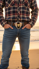 New Shield Texas Longhorn Metal Belt Buckle Men / Women