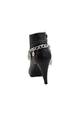 Brand New Women Silver Metal Boot Chain Bracelet Shoe Anklet Love To Complete Your Life Charm SET BC292
