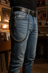 31" Round Link Wallet Chain Long Strand Fashion Accessory Jeans Chain