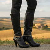 Brand New Women Antique Gold Metal Boot Chain Bracelet Shoe Anklet Turquoise Cream Beads + Feathers Charms SET BC143