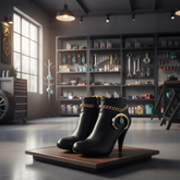 Brand New Women 2PCS Gold Metal Boot Chain Bracelet Turquoise C Charm Shoe Anklet BC58