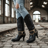 Brand New Women Gold Metal Boot Chain Bracelet Shoe Anklet Elegant Fancy Bling Snake Head Charm SET BC150