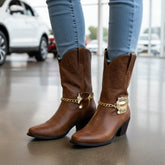 Brand New Women 2PCS Gold Metal Boot Chain Bracelet Artsy Charm Sculpture Shoe Anklet BC57