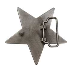NEW Red Star Enamel Metal Belt Buckle