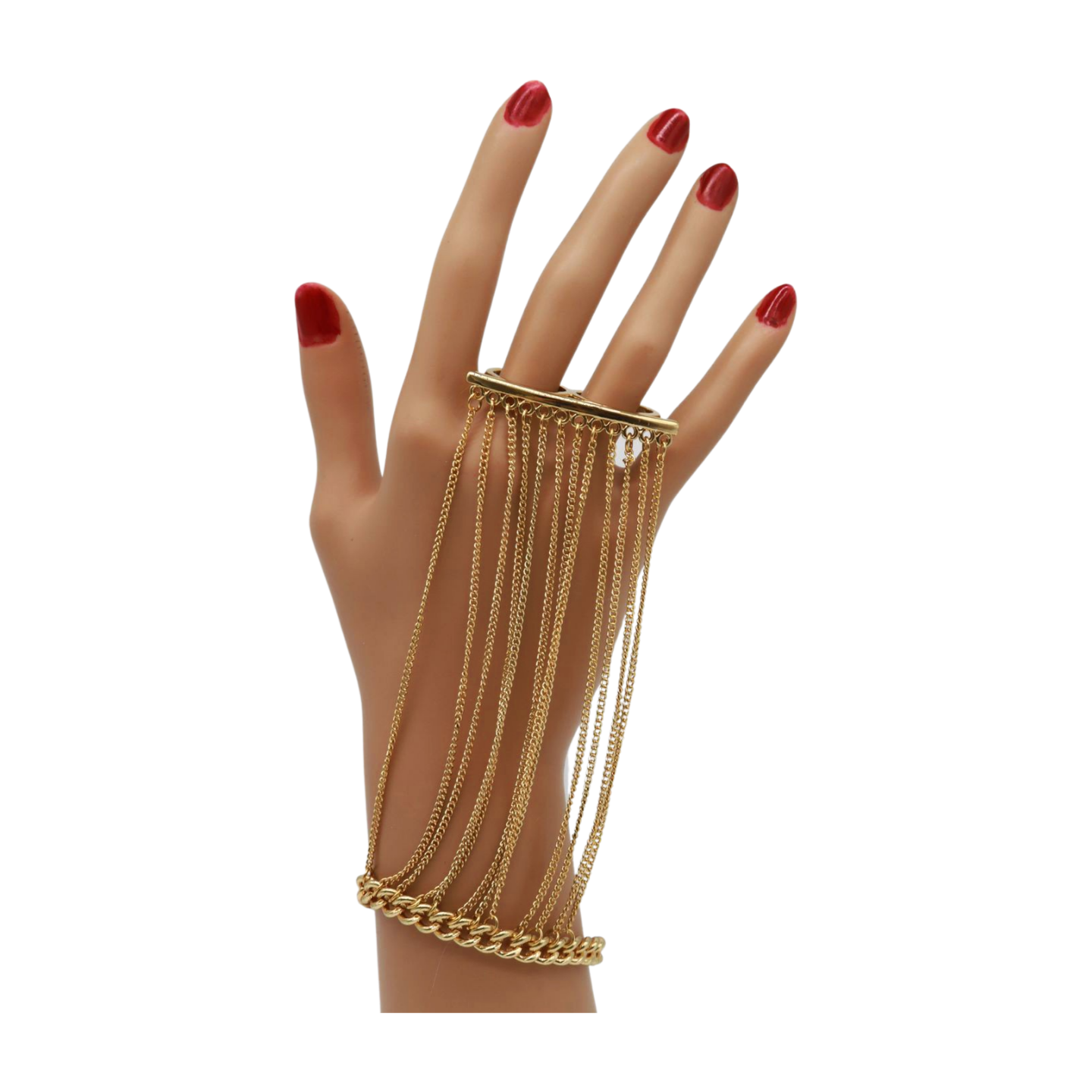 2 rings connected discount to a chain