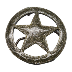 Glitter Texas Lone Star Belt Buckle