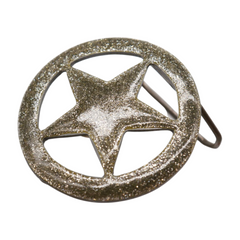 NEW Glitter Texas Lone Star Belt Buckle Men Women Teen Kids