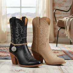 Brand New Women Gold Metal Chain Boot Bracelet Shoe Anklet 80's Disco Ball Bling Charm SET BC88