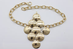 Brand New Women 2PCS Gold Metal Boot Chain Bracelet Grapes Charm Shoe Anklet BC79