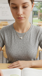 Brand New Women Cream White Cross Necklace Gold Tone Chain WN20 Dainty Minimal Jewelry - WN20