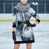 Brand New Women Black Elastic Waistband Wide Fashion Belt CC Metal Buckle Size S M - WB29