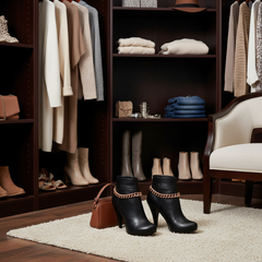 Brand New Women Gold Boot Chain Shoe Bracelet Anklet Coral Color Links Charm BC93