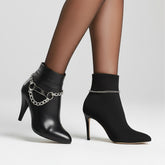 Brand New Women Silver Metal Boot Chain Bracelets Shoe Anklet Bone Shaped Charm Set 2PCS BC996