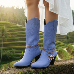 Brand New Women Bronze Rose Gold Color Metal Boot Chain Bracelet Shoe Anklet Bling Skull Charm SET BC163