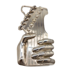 NEW Men Women Silver Metal Buckle Biker Fashion Hand Play Music Band Guitar Skulls