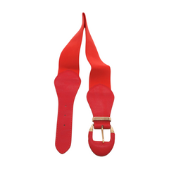 New Women Coral Elastic Waistband Fashion Belt Hip High Waist Oval Buckle Fit Size S M