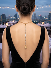 Handmade Gold Tone Coin Rhinestone Back Pendant Keepsake Necklace Add On WN82