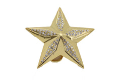 New Men Women Gold Metal Fashion Belt Buckle Western Texas Lone Star School Work