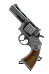 New Men Women Gangster Fashion Belt Buckle Silver Metal Gun Revolver Hood Street Wear