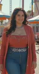 Women Modern Fashion Silver Metal Chain Belt Arrowhead Charm Plus Size XL XXL