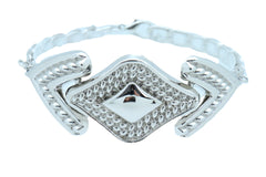 Women Silver Boot Metal Chain Anklet Bracelet Shoe Charm Retro Geometric Arrow