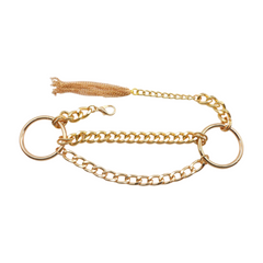 Women Gold Chain Boot Bracelet Shoe Circle Under Charm Tassel Fashion Jewelry