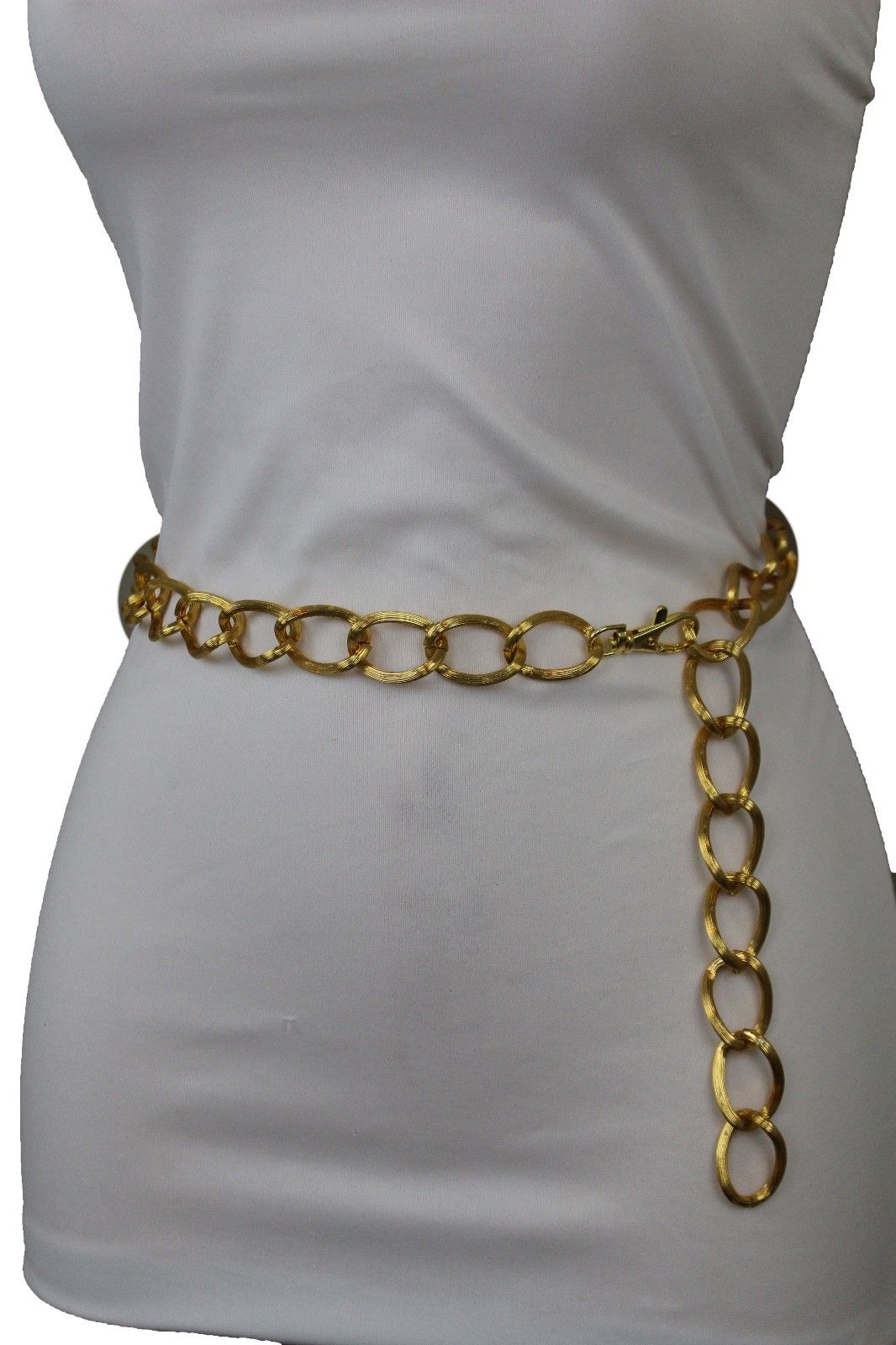 Thick gold chain best sale belt