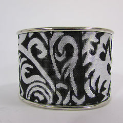 Silve Metal Cuff Bracelet Unique Leaves Detail 2" Long New Women Fashion Jewelry Accessories - alwaystyle4you - 3