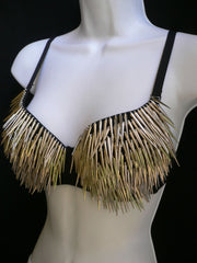 Spiky Fringe Tassel Bra