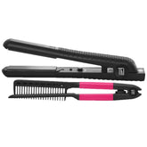 Professional Ceramic Hair Straightener + Comb Set