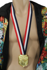 Gold Silver Metal Plate Big USA NYC Statue Of Liberty Pendant Necklace Men