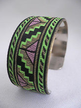 Gold Metal Cuff African Drawing Bracelet Green Color Adjustable New Women Fashion Jewelry Accessories - alwaystyle4you - 4