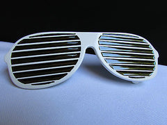 New Men / Women Fashion White And Black Trendy Long Sunglass Big Metal Belt Buckle - alwaystyle4you - 4
