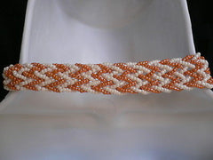 New Women Tie Multy Chains Fashion Long Necklace Coral White Beads Braided Desig - alwaystyle4you - 3