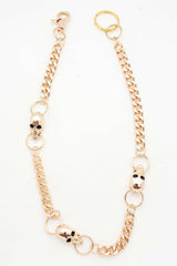 24" 3-Skull Wallet Chain