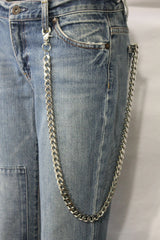 New Men Women 33" Heavy Duty Extra Long Wallet Jeans Chain KeyChain