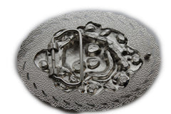 Silver Black Metal Gothic Skulls Skeleton 3D Belt Buckle Women Men Punk