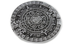 NEW Silver Metal Belt Buckle Antique Aztec Calendar Mayan Men Accessories