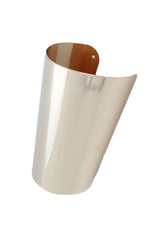 Women Gold Long Metal Wide Cuff Bracelet Celebrity Style Wonder Bulky Bold Look