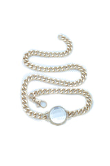 Gold Metal Chain Links Waistband Belt High Waist Hip Silver Charm XS S M