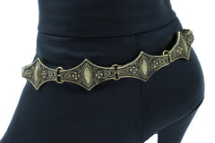 Antique Gold Rustic Metal Chain Boot Bracelet Ethnic Shoe Eye Charm Anklet