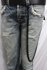 Black Metal Links Extra Long Wallet Chains KeyChain Jeans Classic Biker Motorcycle Accessory New Men Style - alwaystyle4you - 2