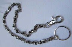 Silver Metal Jeans Long Chains Wallet Ring Multi Mini UFO Keychain Rocker New Men Style - alwaystyle4you - 2