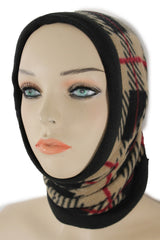 Red Black White Beige Neck Warmer Scarf Turtle Cover Mask Hat Sport Men