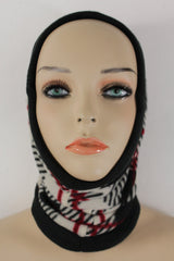 Red Black White Beige Neck Warmer Scarf Turtle Cover Mask Hat Sport Men